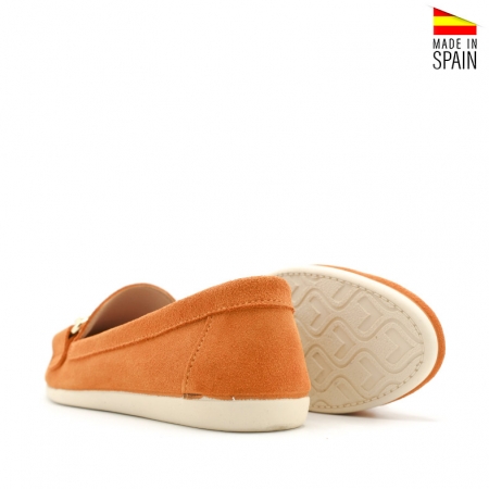 Mocasin Naranja serraje