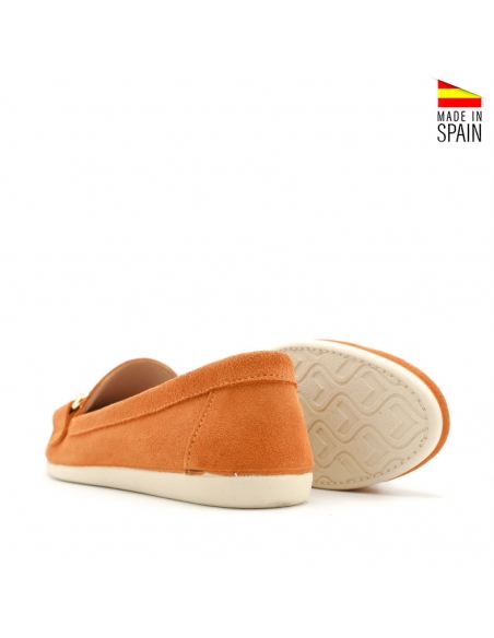 Mocasin Naranja serraje