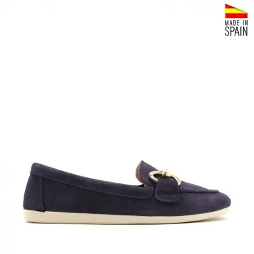 Mocasin Azul Mujer