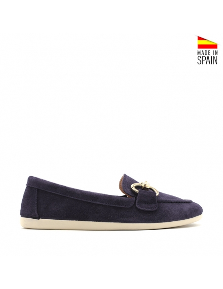 Mocasin Azul Mujer