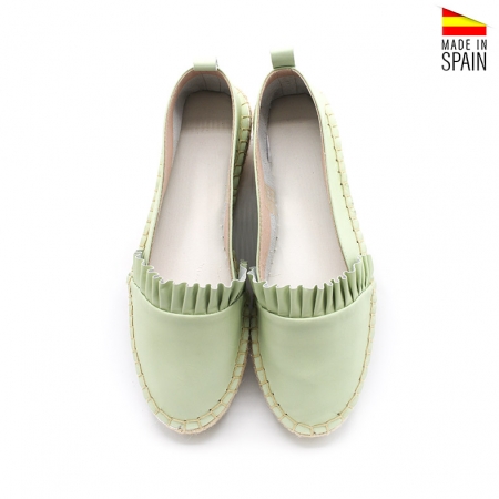 Alpargata de Piel Planas para Mujer