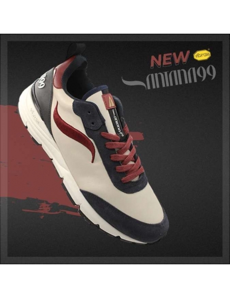 zapatillas hombre burdeos