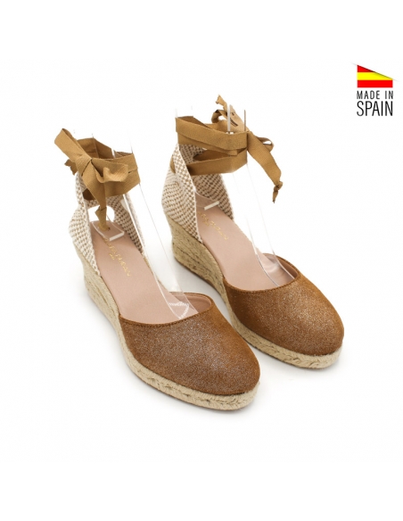 Alpargatas cuña elegante