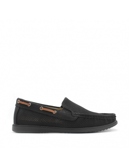 mocasines negros de hombre