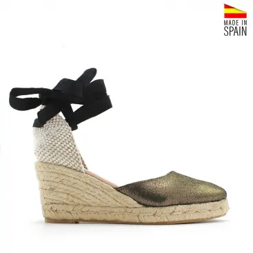 cuña esparto dorada