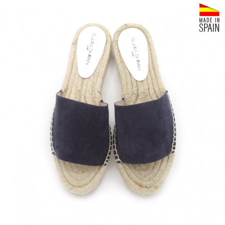 sandalia pala azul marino