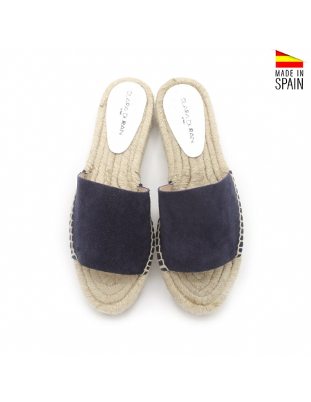 sandalia pala azul marino