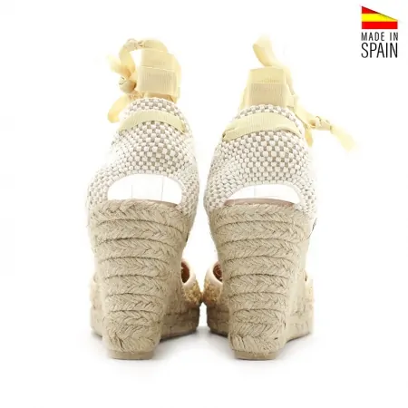 Alpargata natural trenzada