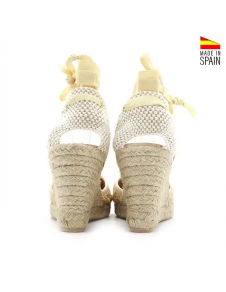 Alpargata natural trenzada