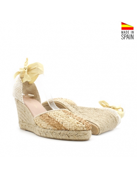 Alpargata Rafia beige