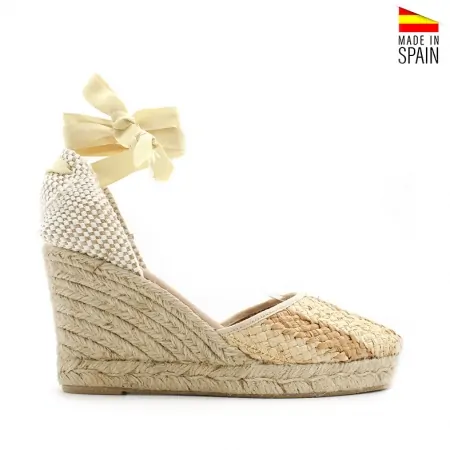Alpargata natural mujer