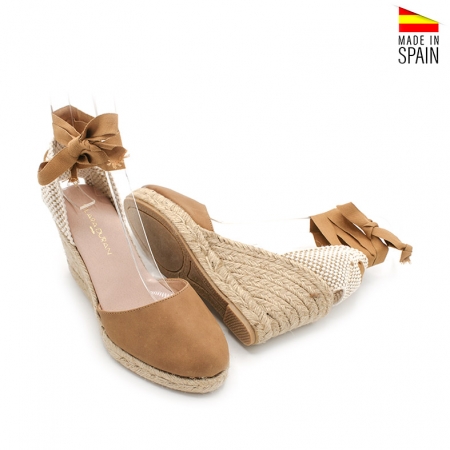 Alpargatas con Cuña Mujer camel