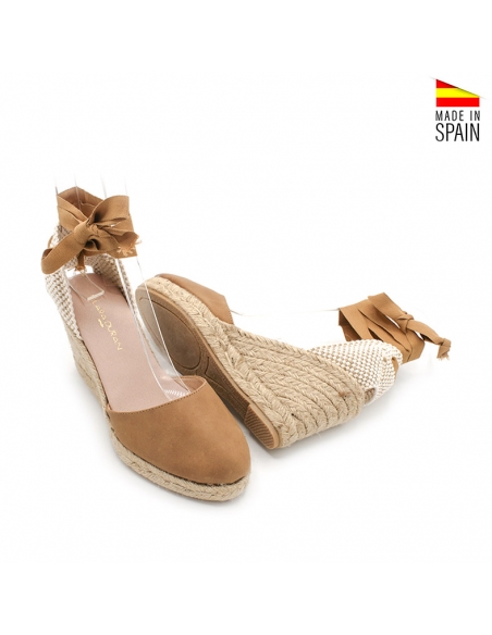 Alpargatas con Cuña Mujer camel