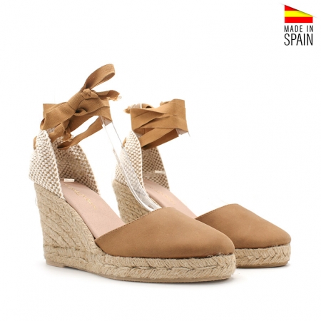 Alpargatas con Cuña camel