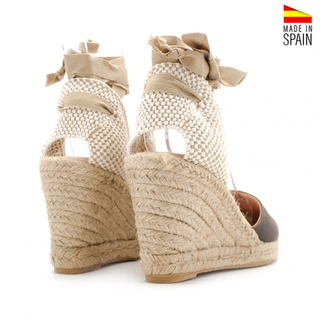 alpargata marrón mujer