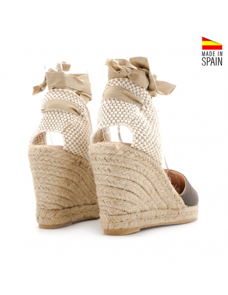 alpargata marrón mujer