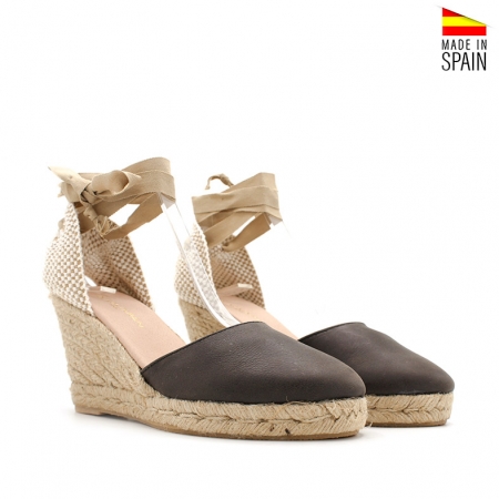 alpargatas mujer marrones