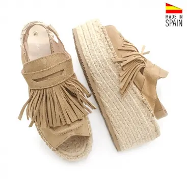 sandalia plataforma alpargata