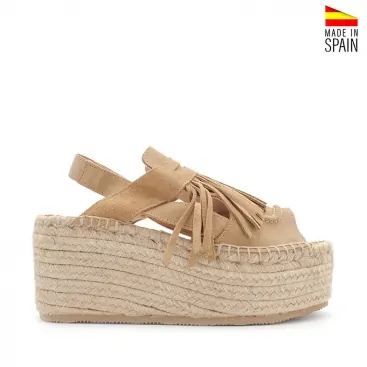 sandalias alpargatas plataforma