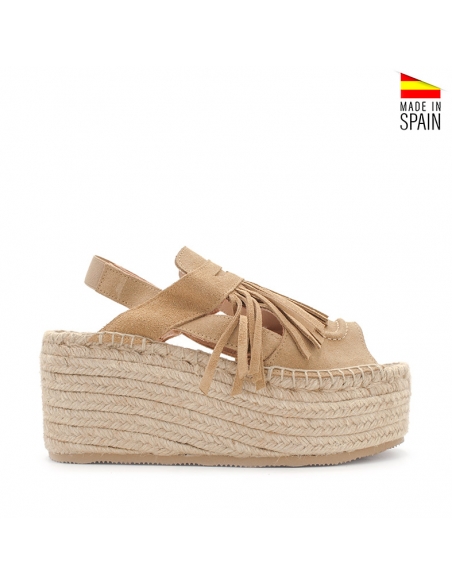 sandalias alpargatas plataforma