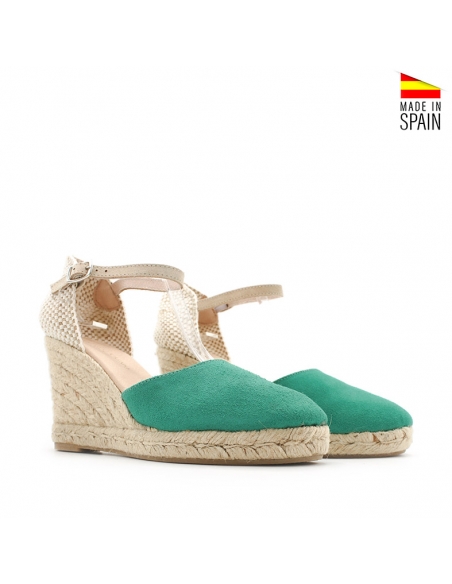 alpargatas de mujer verdes