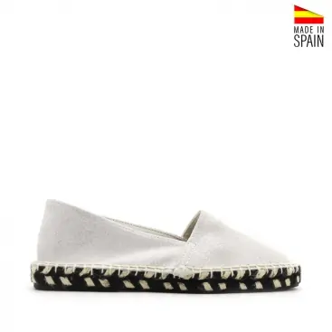 alpargatas planas blancas