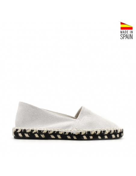 alpargatas planas blancas