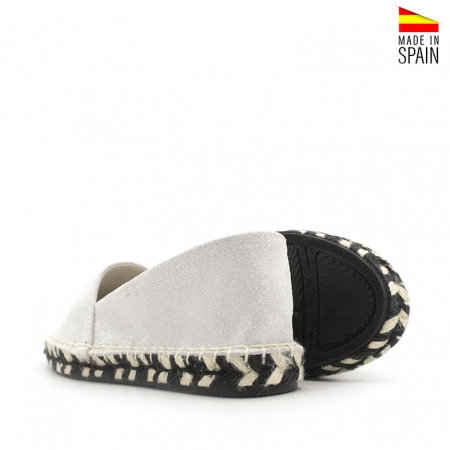 alpargata blanca plana