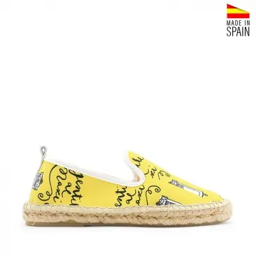 Alpargata Plana amarilla