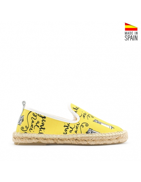 Alpargata Plana amarilla