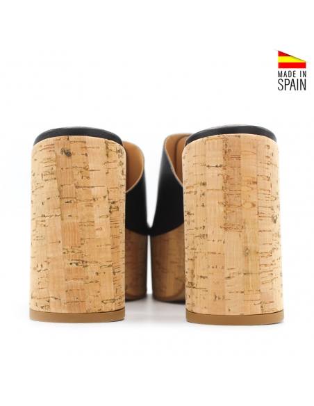 sandalias corcho mujer tacón