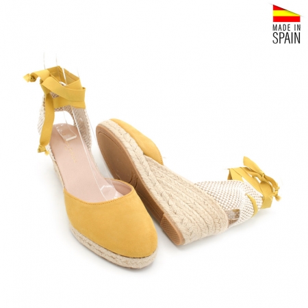 alpargata amarilla cuña