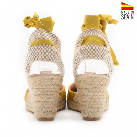 alpargata cuña yute
