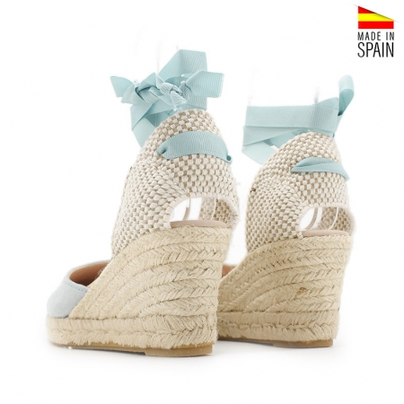 Alpargatas Cuña Alpargatas CuÃ±a Azul Outfit Cuã CuÃ±as De Esparto