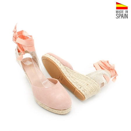 alpargatas rosa palo mujer