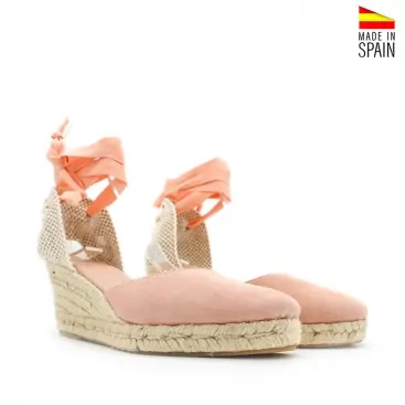 alpargatas mujer rosa palo