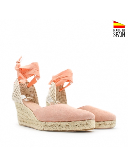 alpargatas mujer rosa palo