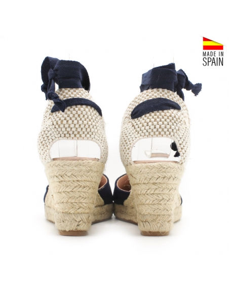 alpargata de cuña esparto