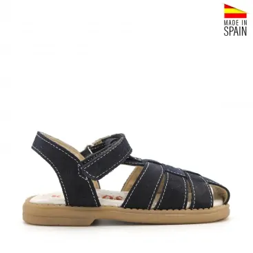 sandalias de niño azul marino