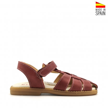 sandalia cangrejera niño piel