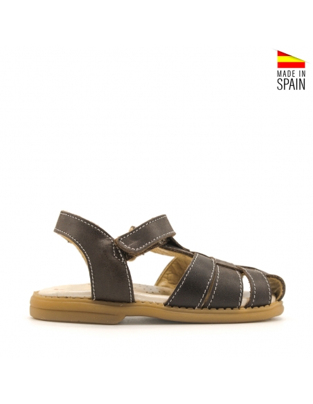 sandalia niño marron