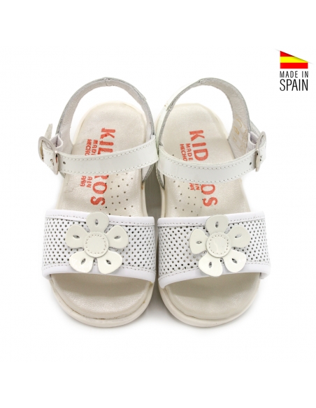 sandalia bebe blanca