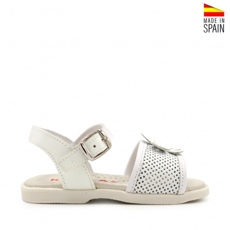 Sandalias Blancas Bebe piel