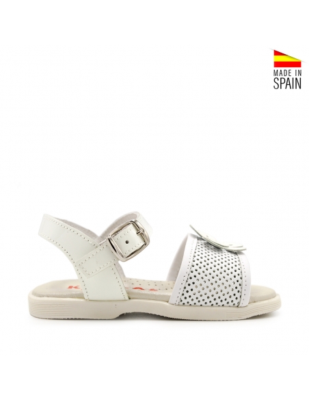 Sandalias Blancas Bebe piel