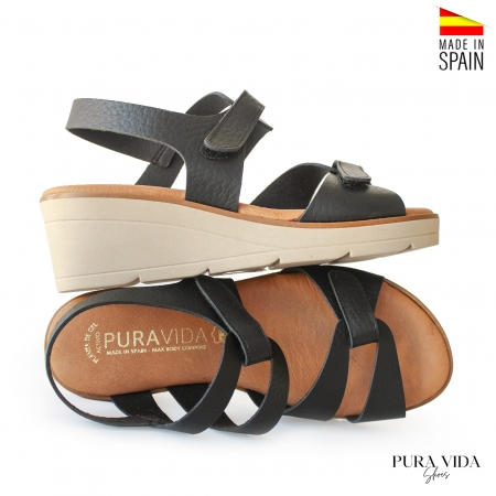 sandalias media cuña