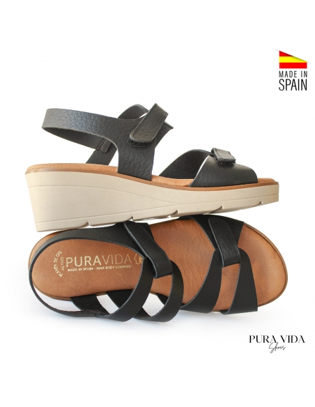 sandalias media cuña