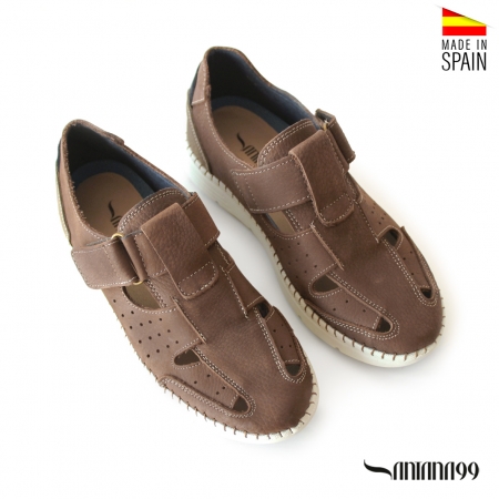 sandalias hombre marron