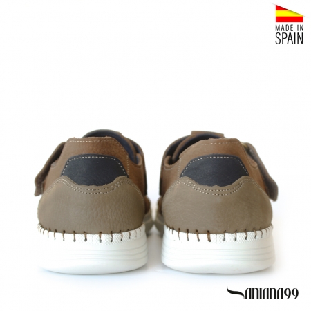 sandalias hombre marrones