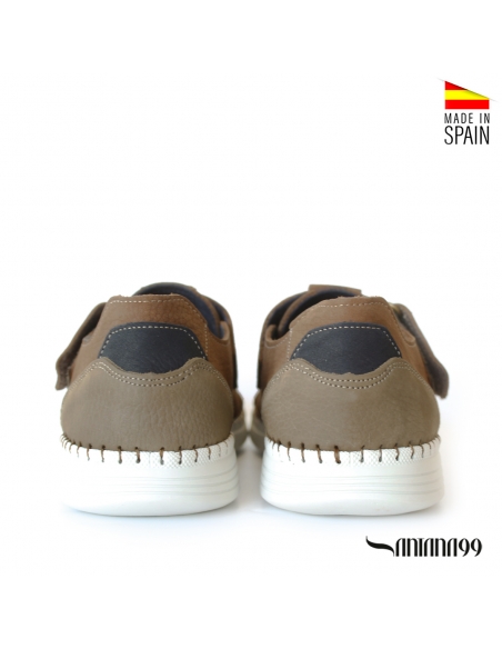 sandalias hombre marrones