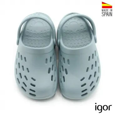 Zuecos Niño Piscina azul